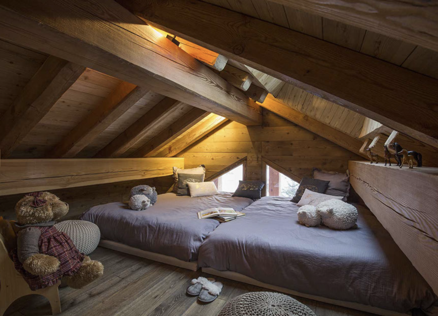 Dortoir – 2ème étage, chalet L'Or des Cimes