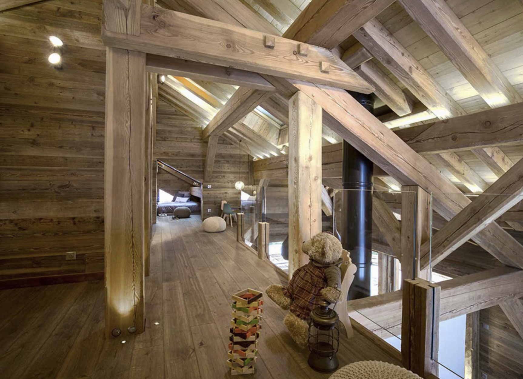 Mezzanine – 2ème étage, chalet L'Or des Cimes
